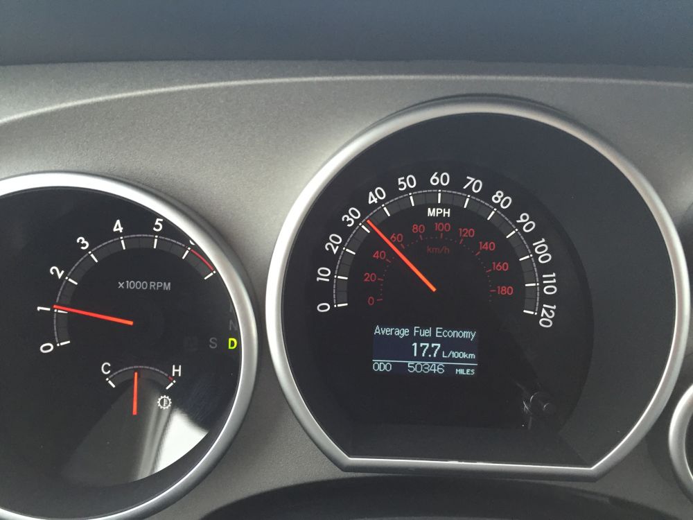 Расход топлива Toyota Tundra - Двигатель - Тойота Тундра Клуб – Toyota ...