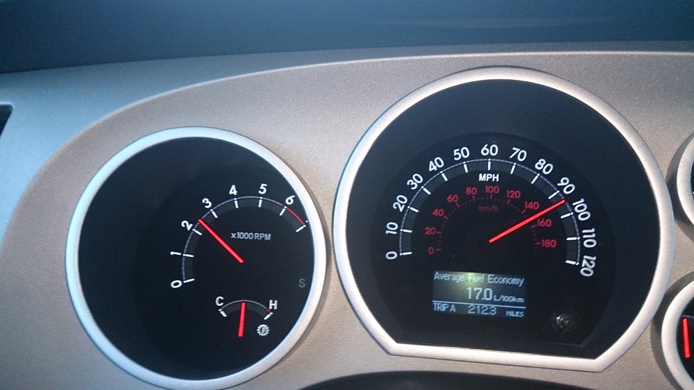 Расход топлива Toyota Tundra - Двигатель - Тойота Тундра Клуб – Toyota ...